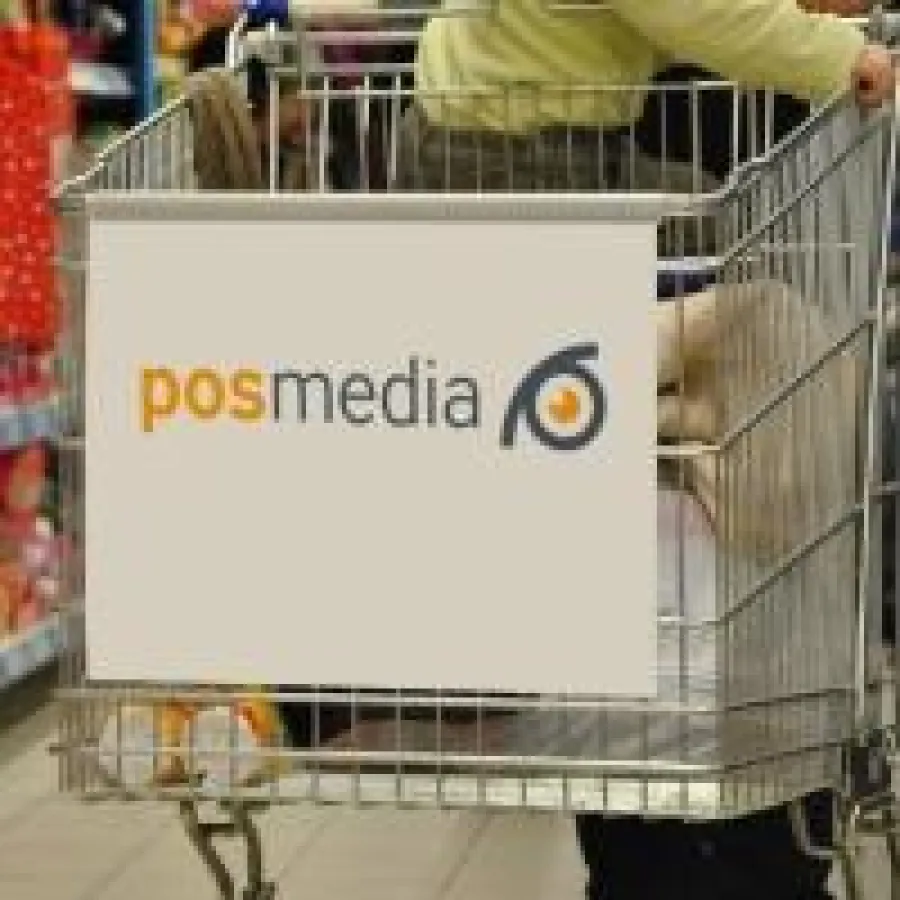 POS Medien Einkaufswagens Werbung