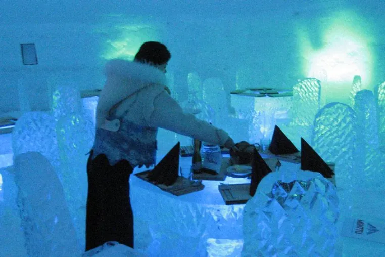 Bild: Arktische Eiskultur über dem Polarkreis mit Lappland Klub Levi und Suomi Travel