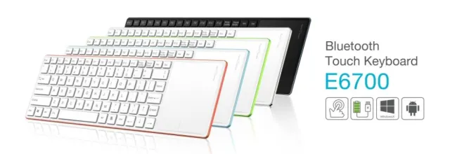 Bild: Erste Bluetooth Mid-Size Tastatur mit Full-Size Touchpad: Das E6700 als perfekte Ergänzung für alle Tablets