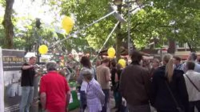 Bild: Vorstellung des LinearSpiegels beim Stadtlohner Herbst und bei den Energietagen in Müllheim