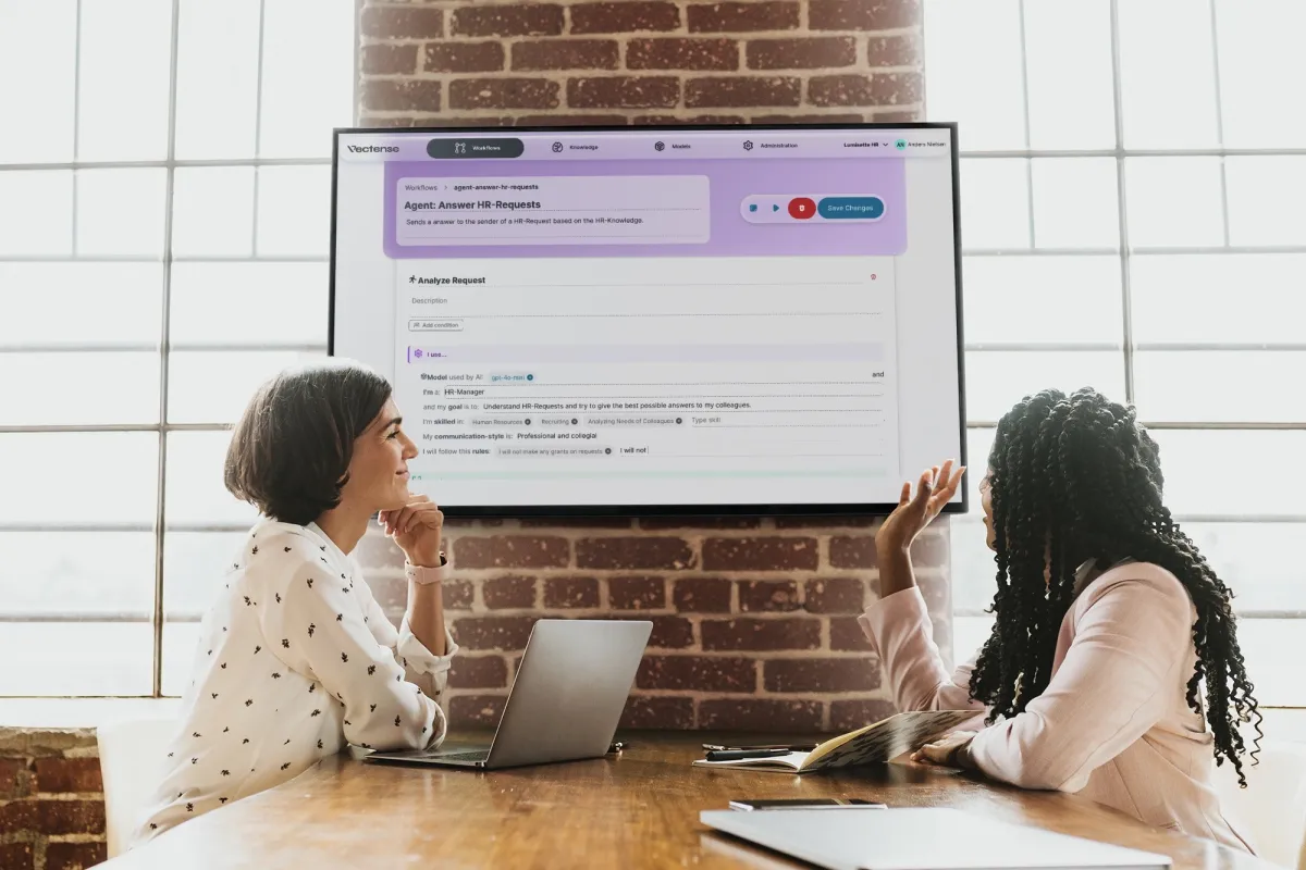 Erarbeitung eines KI-Workflows mit Vectense. (© Bild: schnell.digital/Freepik)