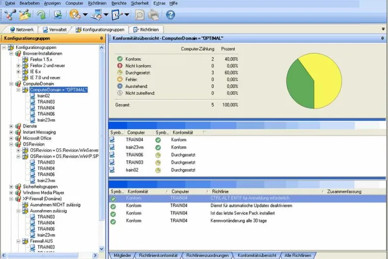 Policy Commander 2.0 mit neuen Funktionen auch für Windows Vista Bild: Policy Commander 2.0 mit neuen Funktionen auch für Windows Vista