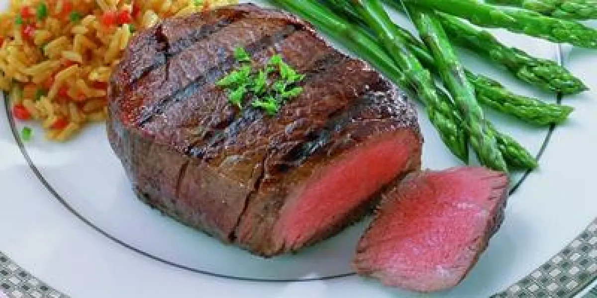 perfekt zubereitetes Rindsfiletsteak