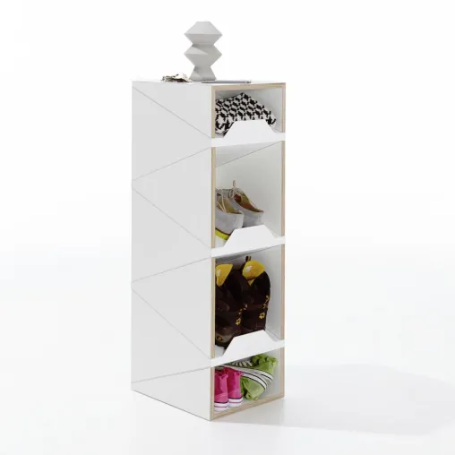 Premiere auf der IMM Cologne 2015: Das 'shustack' Aufbewahrungssystem (Müller Möbelwerkstätten) Bild: Premiere auf der IMM Cologne 2015: Das 'shustack' Aufbewahrungssystem (Müller Möbelwerkstätten)