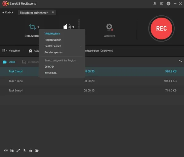 Professionelle Videos auf dem PC herstellen: Mit der kostenlosen Software EaseUS RecExperts wird jeder zum Film-Fachmann Bild: Professionelle Videos auf dem PC herstellen: Mit der kostenlosen Software EaseUS RecExperts wird jeder zum Film-Fachmann