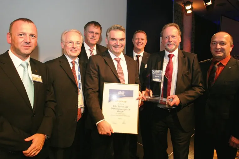 Bild: BSH Bosch und Siemens Hausgeräte GmbH gewinnt 21. KVD Service-Management-Preis