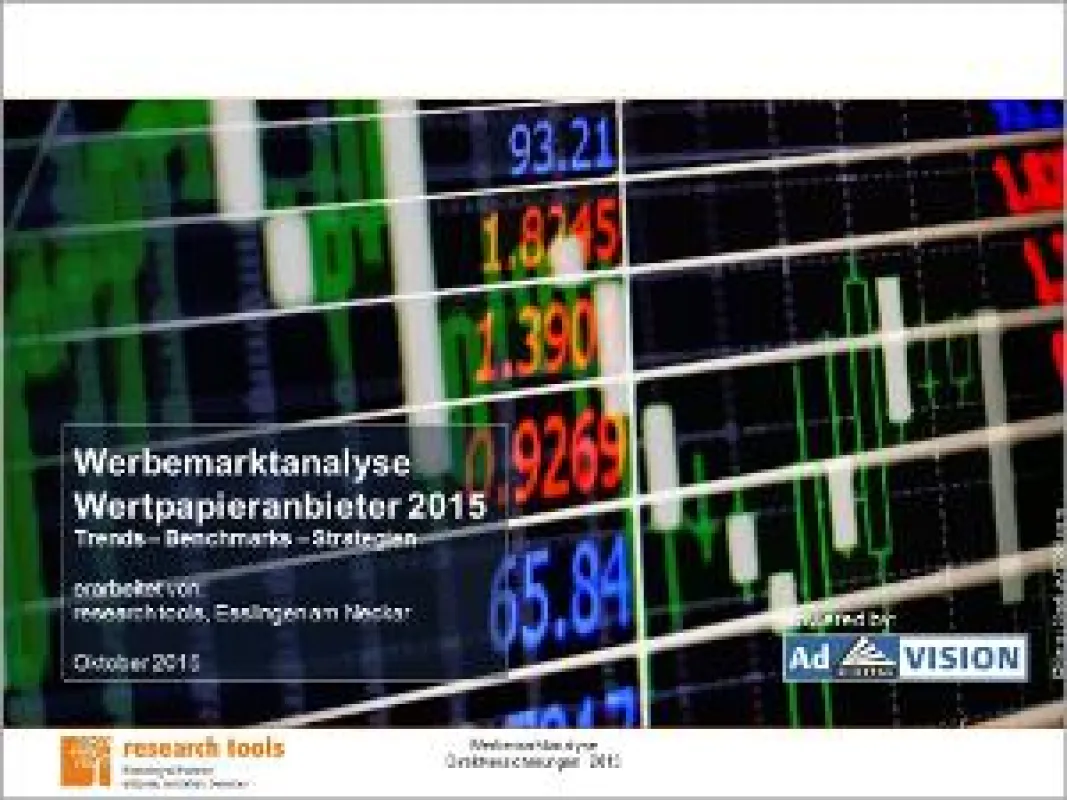 Werbemarktanalyse Wertpapieranbieter 2015
