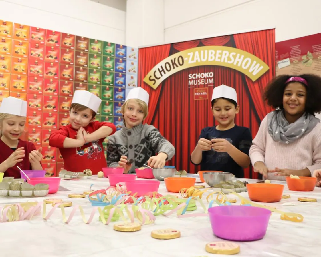 Kindergeburtstagsfeier im SchokoMuseum Wien