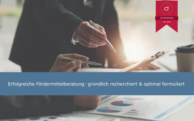 Fast 35 Jahre erfolgreiche Fördermittelberatung für Startups u. KMUs – dykiert beratung unterstützt bundesweit Bild: Fast 35 Jahre erfolgreiche Fördermittelberatung für Startups u. KMUs – dykiert beratung unterstützt bundesweit