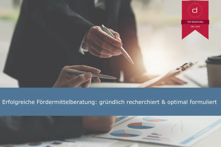 Bild: Fast 35 Jahre erfolgreiche Fördermittelberatung für Startups u. KMUs – dykiert beratung unterstützt bundesweit