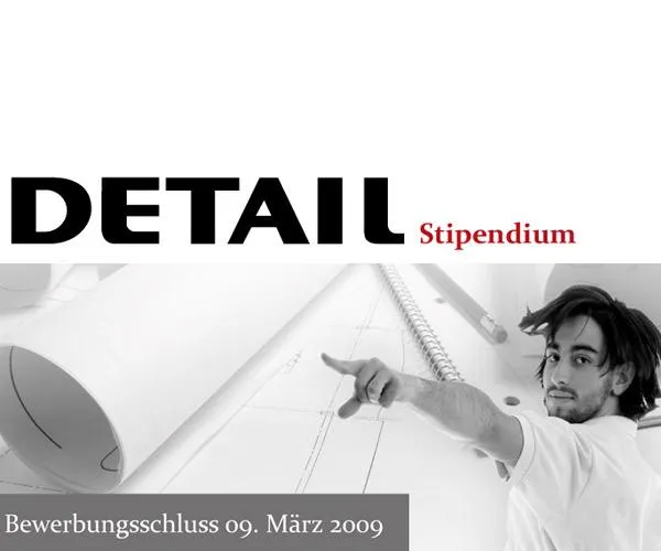 Bild: Stipendium für Architekturstudenten – DETAIL und sto-Stiftung fördern den Architekten-Nachwuchs