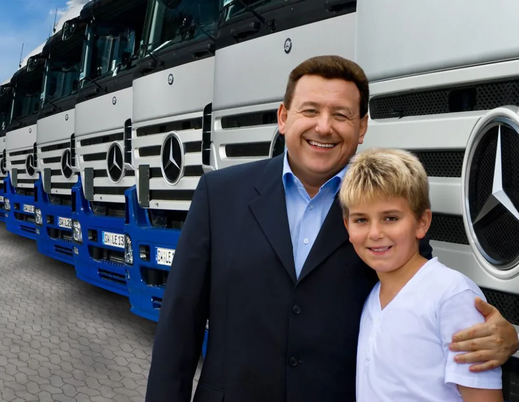 EPA 2011 Gewinner Christian Löb mit Sohn Marcus