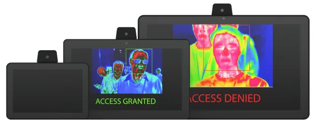 Biometrisches Kamerasystem zur Fiebermessung Bild: Biometrisches Kamerasystem zur Fiebermessung