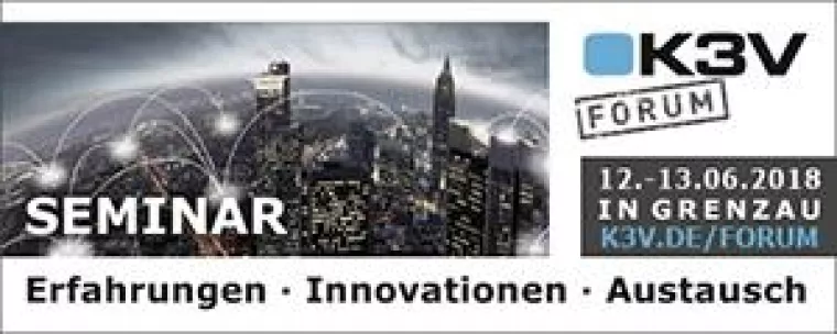 Bild: K3V Forum 2018: Erfahrungen - Innovationen - Austausch
