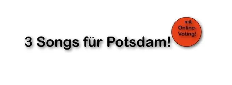 Bild: 3 SONGS FÜR POTSDAM - ?Sänger-Songwriter Christoph Sauer lädt zur großen Abstimmung