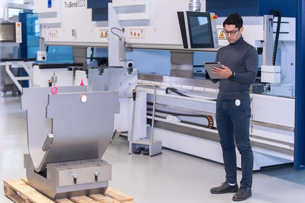 KI und Industrie 4.0 in der Blechbearbeitung ist auch bei TRUMPF Thema (Bild: TRUMPF Gruppe)