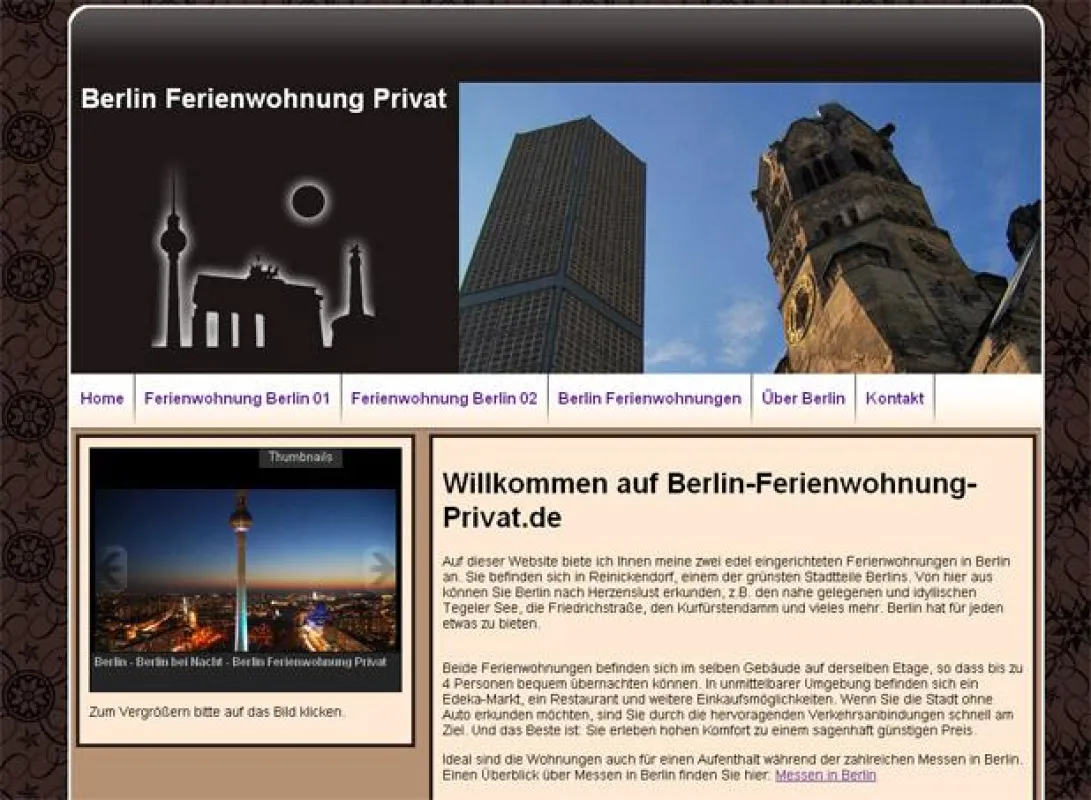 Ferienwohnungen in Reinickendorf