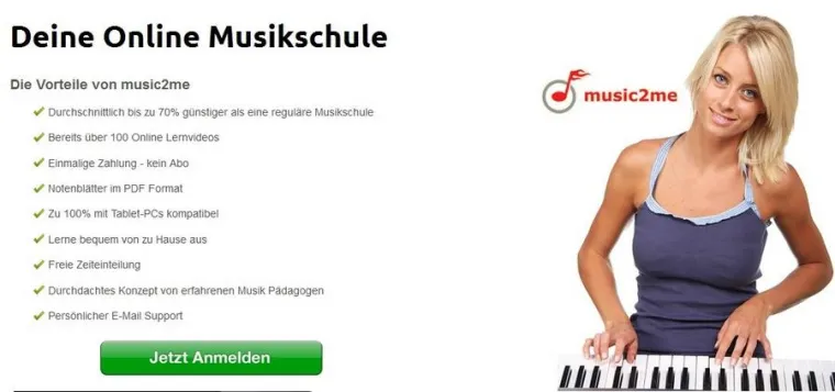 Bild: Gitarre und Klavier online lernen: Die Internet-Musikschule ist da