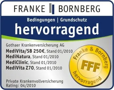 Bild: Franke & Bornberg: Hervorragend für die Gothaer Krankenversicherung