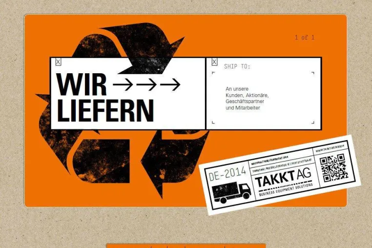Bild: TAKKT und KAISER+KRAFT stellen neuen Nachhaltigkeitsbericht vor