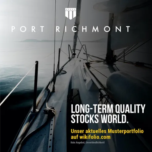 Bild: Das Port Richmont wikifolio Musterportfolio Long-Term Quality Stocks ist jetzt verfügbar