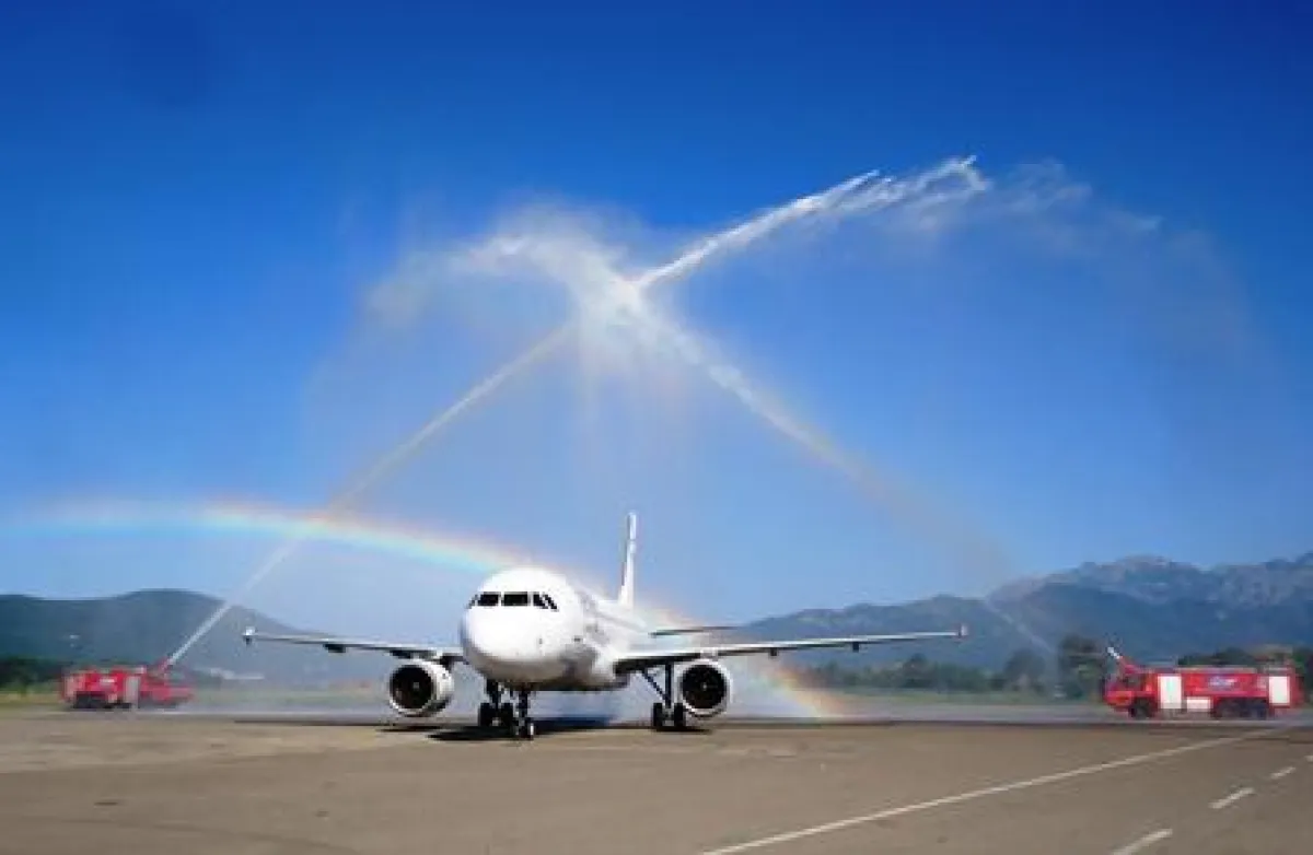 Water Salute in Tivat