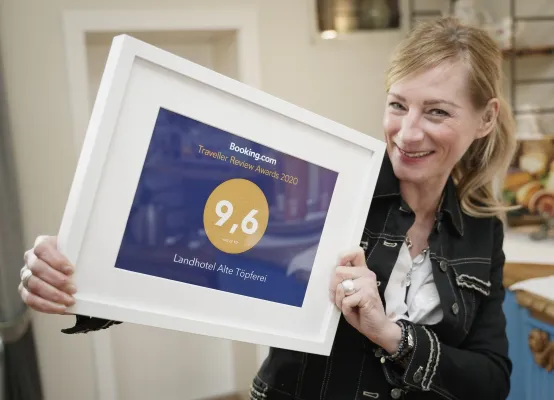 Bild: Landhotel Alte Töpferei erneut mit Bestnoten bewertet – In Sachen Komfort und Freundlichkeit ganz vorne