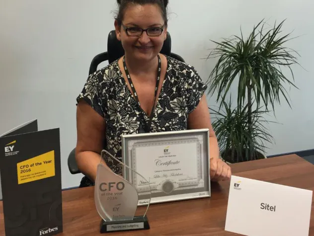 Bild: Sitel Finanzdirektorin für Deutschland & Osteuropa erhält Forbes und EY Auszeichnung „CFO of the year“