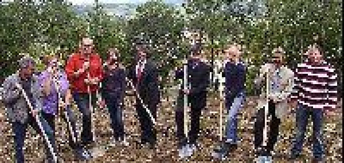 Spatenstich Bergdorf