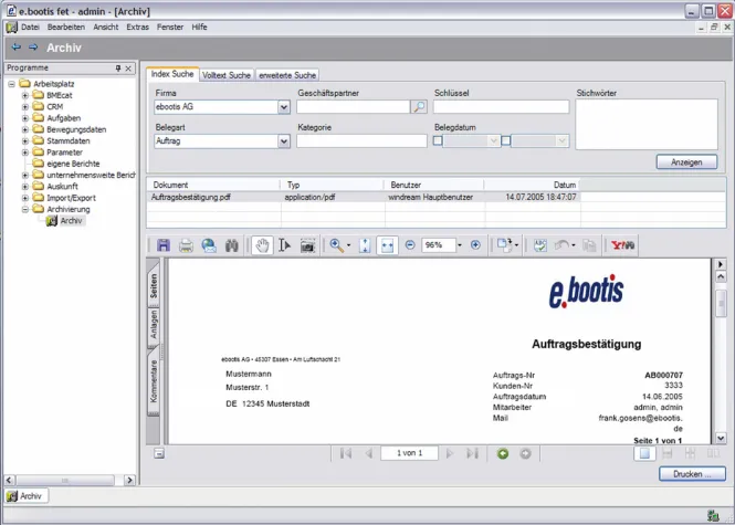 e.bootis und windream kooperieren Bild: e.bootis und windream kooperieren
