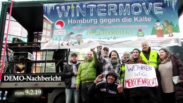 Denkmal für die Obdachlosen - Wohnen ist ein Menschenrecht Bild: Denkmal für die Obdachlosen - Wohnen ist ein Menschenrecht