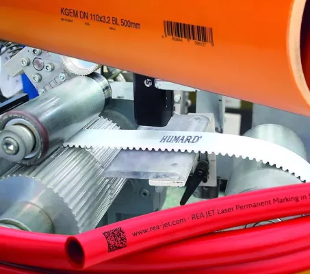 Bild: Gestochen scharfe Kennzeichnungen auf Kunststoff, Gummi und Silikon