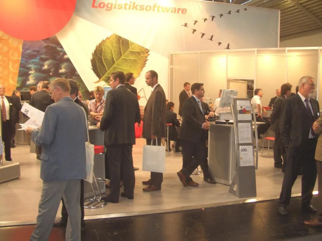 Messestand active logistics auf der transport logistics 2007
