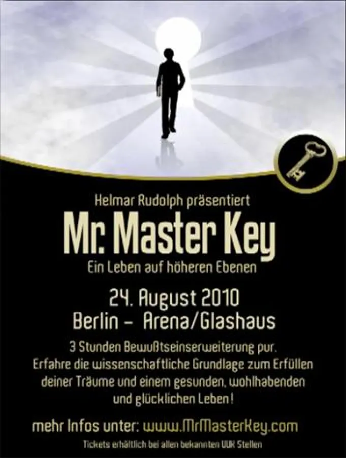 Master Key System LIVE in Berlin - Ein Vortrag von Helmar Rudolph
