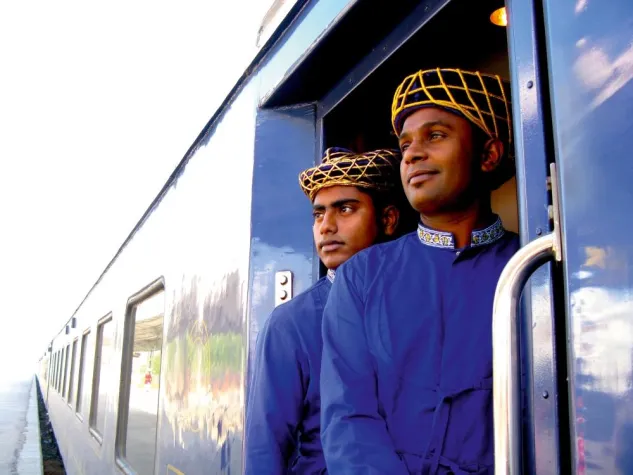 Bild: Im Luxuswagon der indischen Fürsten: Der berühmte „Indian Maharaja“ bringt Sie vom Taj Mahal nach Rajasthan