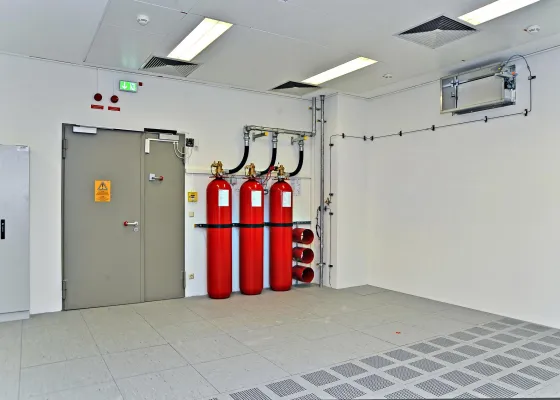 Rechenzentren vor Feuer schützen Bild: Rechenzentren vor Feuer schützen