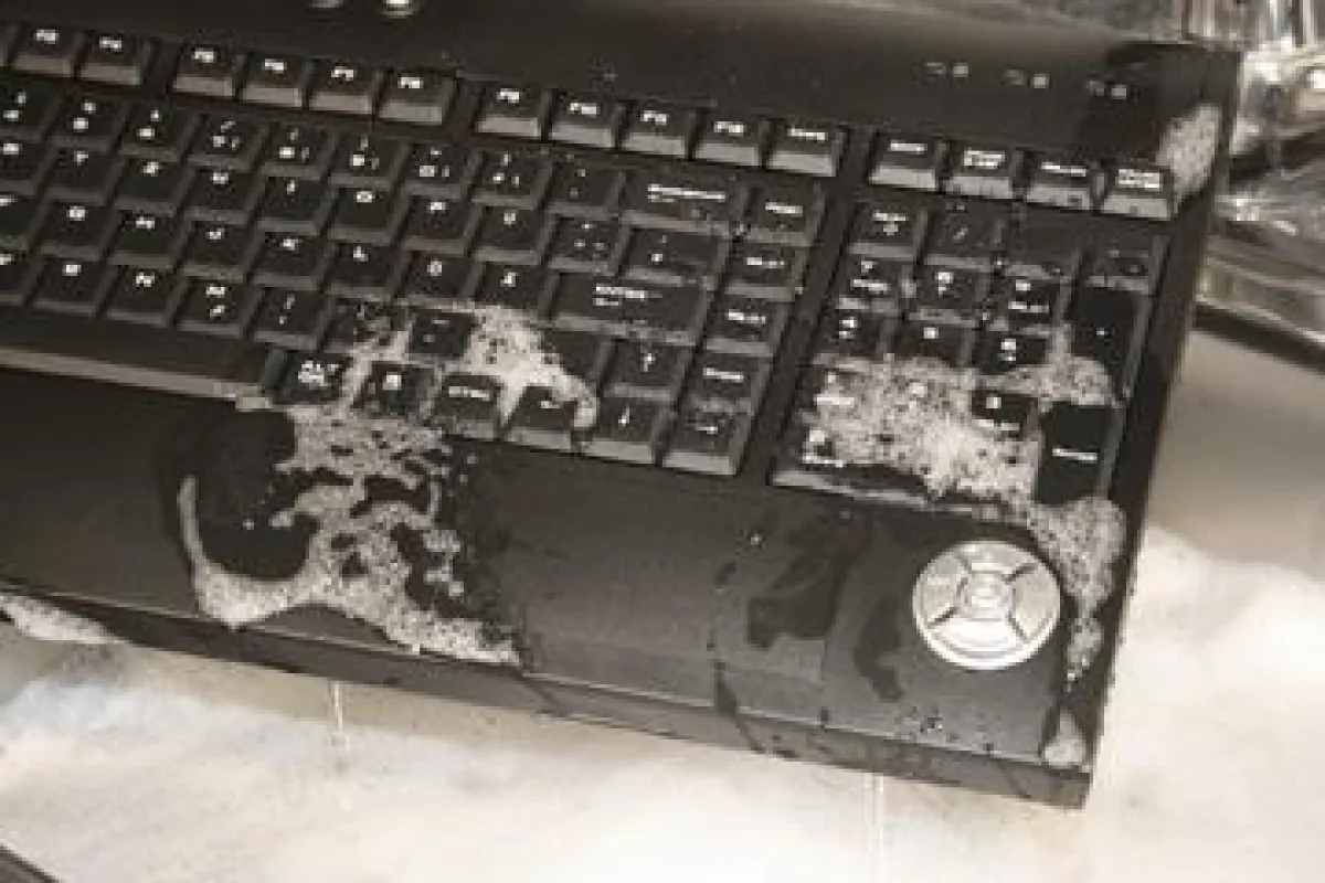 Abwaschbar: KWS-105 Antimikrobielle Langhubtastatur