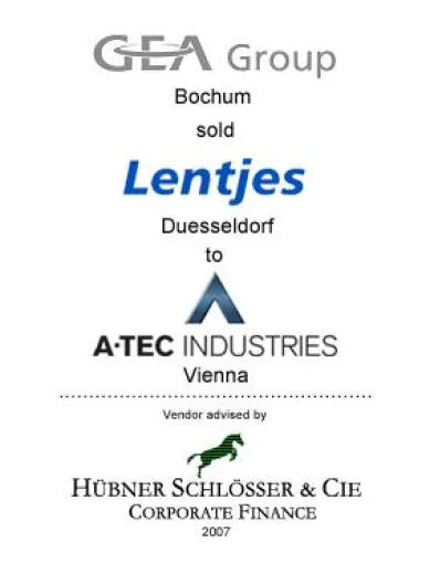 Bild: Hübner Schlösser & Cie beriet die GEA Group AG bei Veräußerung der Lentjes GmbH an die A-Tec AG