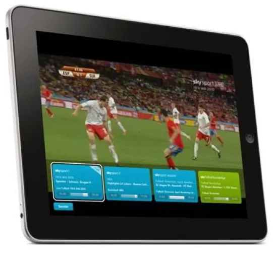 Bild: Sky Sport App gewinnt Kress Award 2010 für beste Anwendung des Jahres: Kategorie „Web / Mobiltelefon“