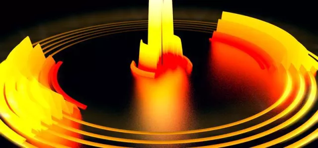 Bild: UDE: Optische Technologien für schnellere Computer / „Licht“ mit Wespentaille