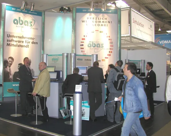 ABAS auf der Hannover Messe 2006 Bild: ABAS auf der Hannover Messe 2006