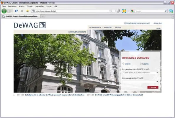 Bild: "Mehr Zeit für das Wesentliche" - Relaunch des Immobilienportals dewag.de