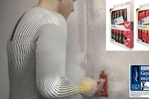 „12 x Gesundheit, bitte!“ Ergonomische Schraubendreher-Sets von Wiha versprechen weniger Schmerz & mehr Kraft Bild: „12 x Gesundheit, bitte!“ Ergonomische Schraubendreher-Sets von Wiha versprechen weniger Schmerz & mehr Kraft