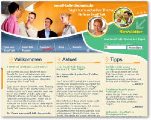 Small Talk - neuer Internet-Dienst bietet Ausweg aus der Sprachlosigkeit Bild: Small Talk - neuer Internet-Dienst bietet Ausweg aus der Sprachlosigkeit