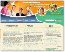 Bild: Small Talk - neuer Internet-Dienst bietet Ausweg aus der Sprachlosigkeit