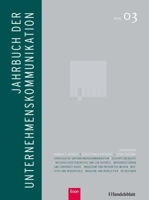 Bild: Jahrbuch der Unternehmenskommunikation, Band 03: Qualifizierter Überblick herausragender Leistungen
