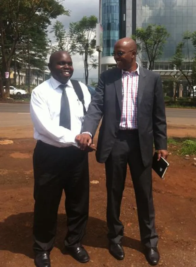 Launch der CreaLog IVR Hosting Plattformen in Afrika: Andrew Mbuya, General Manager ONFON MEDIA, Ke