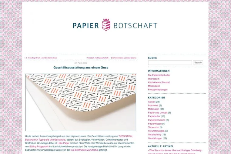 Bild: Leidenschaft für Papier und Druckveredelung – Kooperation Papierbotschaft und Fachverband Medienproduktioner