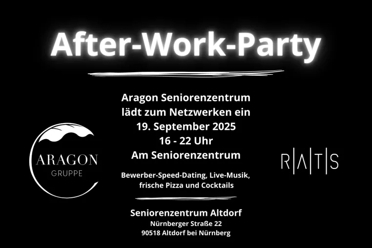 Bild: After-Work-Party und Netzwerktreffen im Seniorenzentrum Altdorf bei Nürnberg