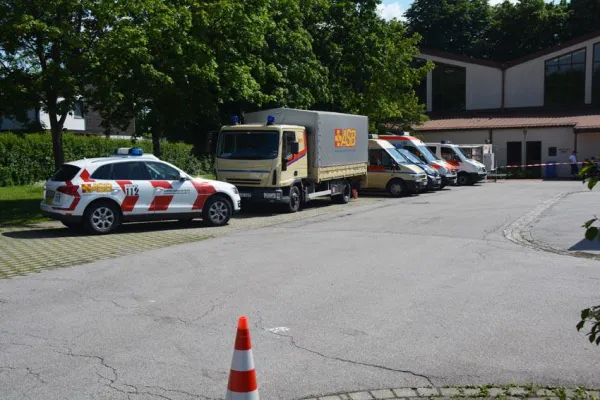 Bild: ...nur 72 Stunden Pause – das Transportkontingent der Medical Task Force Oberbayern erneut im Einsatz